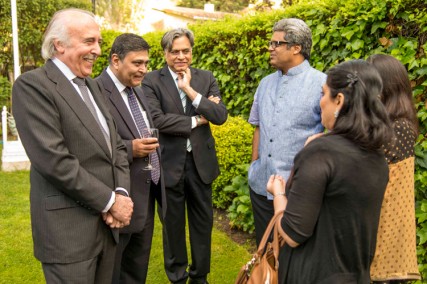 The leaders in the Indian Embassy to Spain