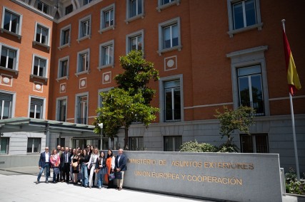 La UVa visita el Ministerio de Asuntos Exteriores y la Escuela Diplomática