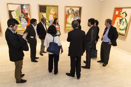 The visit to Museo Picasso marked the end of the agenda in Barcelona