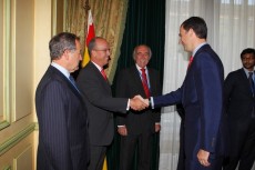 HRH the Prince of Asturias and the General Secretary of the FCEI, Mr. José Eugenio Salarich