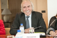 El Presidente de la Fundación Consejo España-India, Antonio Escámez, en el IX Patronato de la Fundación Consejo España-India