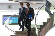 El nuevo embajador de India en España a su llegada al encuentro