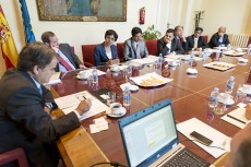 Imagen del encuentro con el secretario general de Universidades, Federico Morán