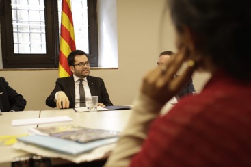 Visita a la Generalitat de Cataluña