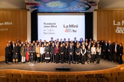 Fundación Abertis, galardonada por la Fundació Joan Miró